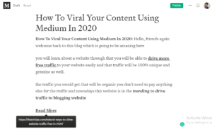 how to viral your content using medium, How to use Medium to drive Traffic to your Website, how to use medium to promote your blog, how to work with medium publications, how to submit to medium publications,