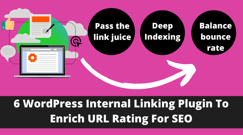 WordPress internal linking plugin to enrich URL rating and ranking for SEO: interlinks manager, SEO smart link, link whisper, Yoast SEO, Wp optimize by XTraffic