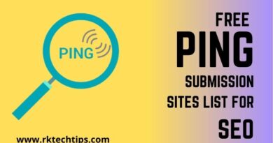 Best 60+ Free Ping Submission Sites For Faster Indexing