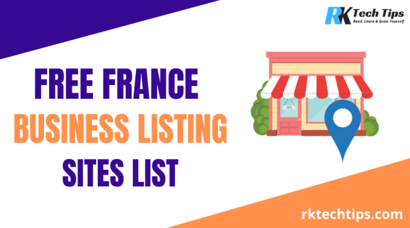High PR France Business Listing Sites List 2021
