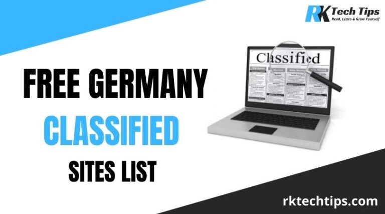 High DA Free Germany Classified Sites List (Updated)