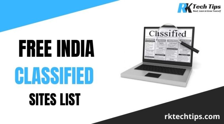 250+ Free India Classified Sites List (Updated)
