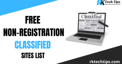 100+ Free Non-registration Classified Sites List 2021
