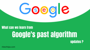 Google’s logo with “SEO” written inside “oog”, symbolizing Google’s past algorithm updates for search engine optimization