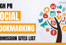 High PR Social Bookmarking Submission Sites List