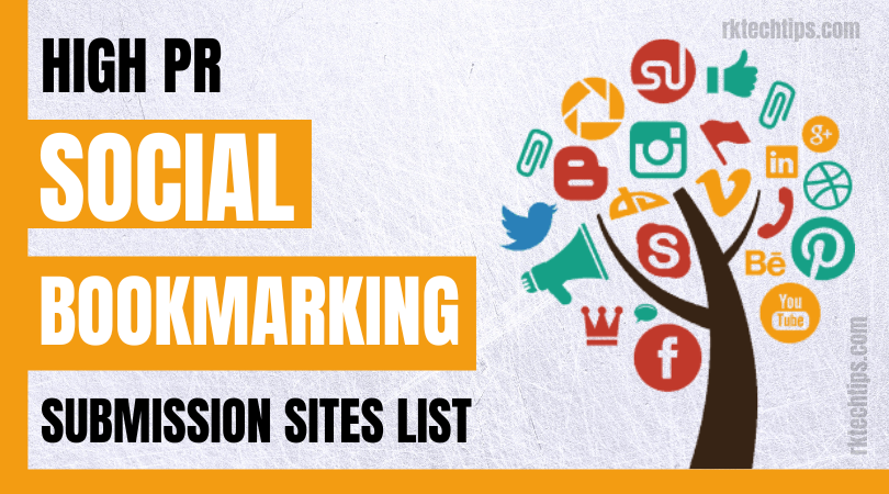 High PR Social Bookmarking Submission Sites List