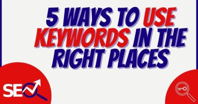 Five Ways to Use Keywords in the Right Places