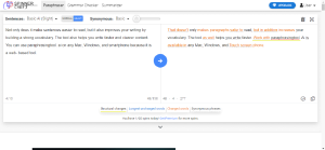 paraphrasing tools to rewrite content